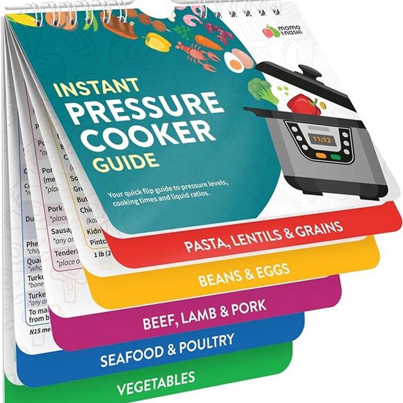 Instant Pot Magnetic Cheat Sheet Magnet, Cookbooks Pressure Cooker Cooking Guide - Picture 2 of 5